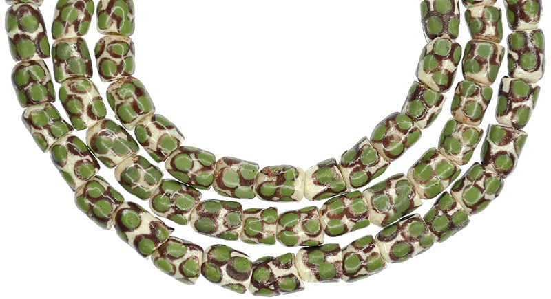 African Trade Beads - 7Mm Venetian Eye-Style Krobo Glass Beads - alternate view