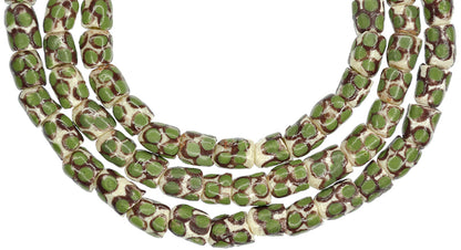 African Trade Beads - 7Mm Venetian Eye-Style Krobo Glass Beads - alternate view