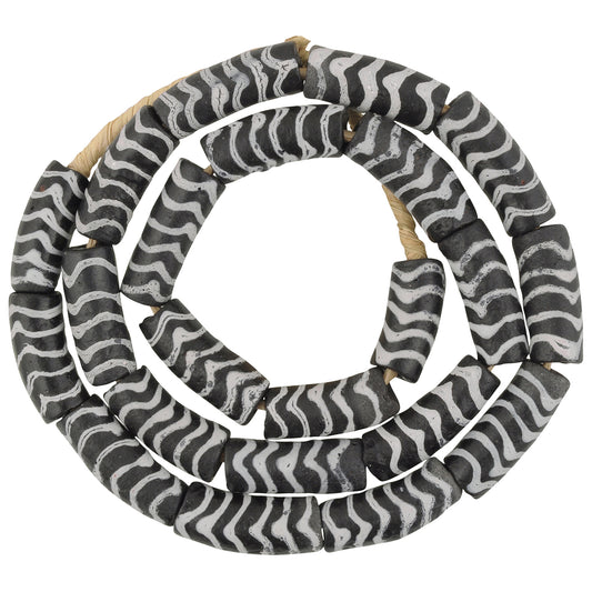 Exquisite 10Mm Fancy Powder Glass Beads - African Trade Beads