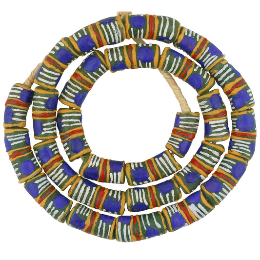 Elegant Ghanaian Krobo Powder Glass Beads - African Trade Beads