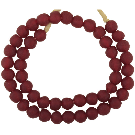 Translucent Krobo Glass Beads - African Recycled Trade Beads