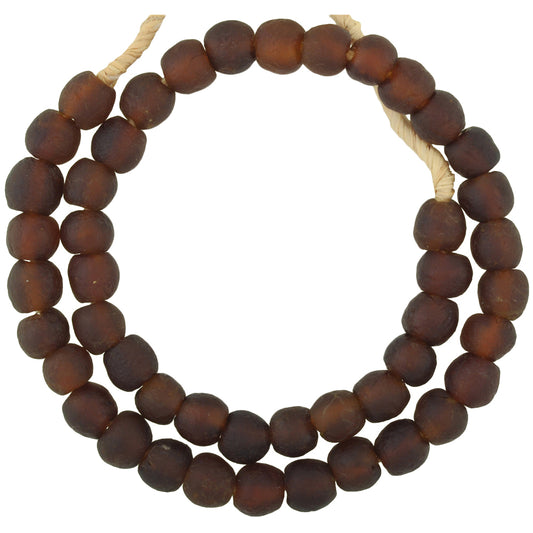 Translucent Krobo Glass Beads - Recycled African Trade Beads