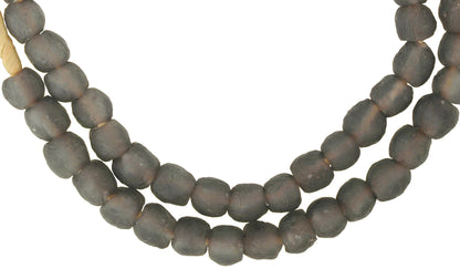 Translucent Krobo Glass Beads - Recycled African Trade Beads 9-10Mm - alternate view