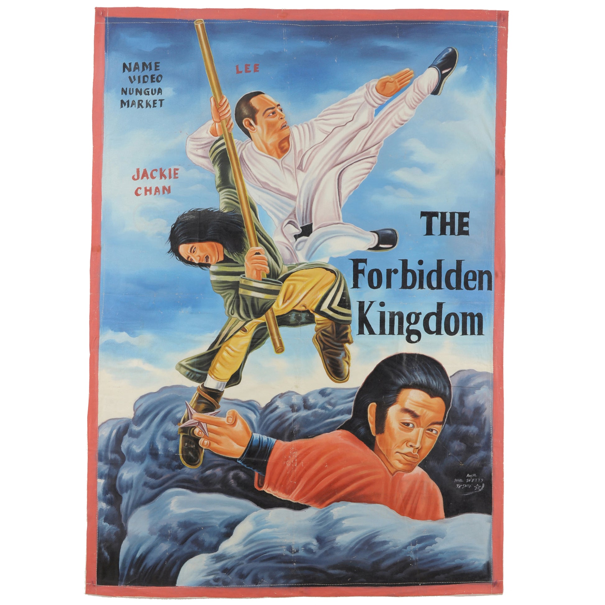 The Forbidden Kingdom Movie Poster - Hand-Painted Art From Ghana