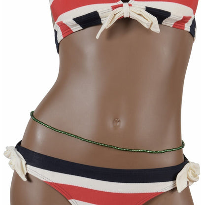 Handmade Waist Beads African Belly Chain Body Weight Control Jewelry Ghana - angled shot