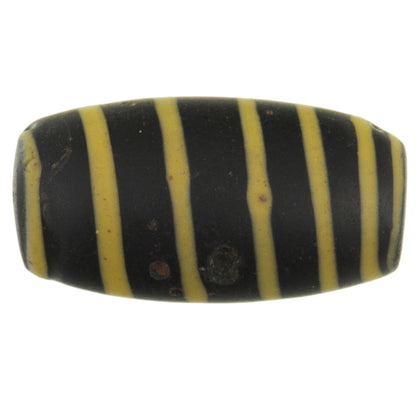 Beautiful Antique Bumble Bee Venetian Wound Glass African Trade Bead
