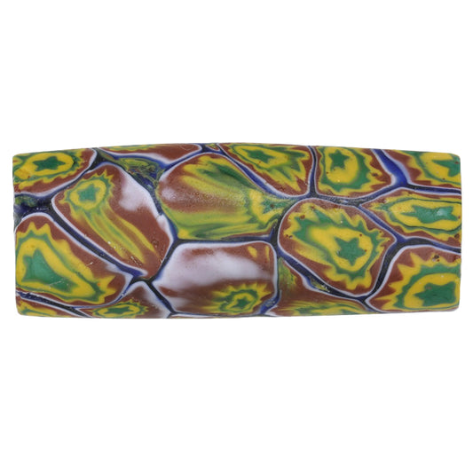 Antique Large Millefiori Venetian Mosaic Glass Trade Bead - African Trade