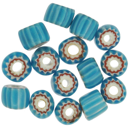 Rare 4-Layer Chevron Beads - Antique Venetian Glass, 5Mm Strand
