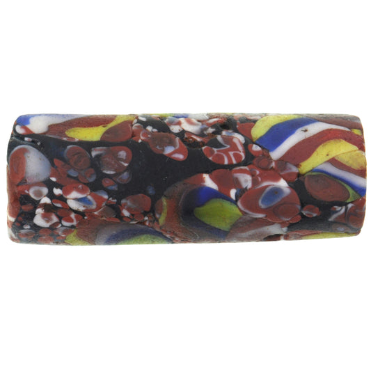 Rare Antique Large Venetian Millefiori Mosaic Glass Trade Bead - African Trade Beads