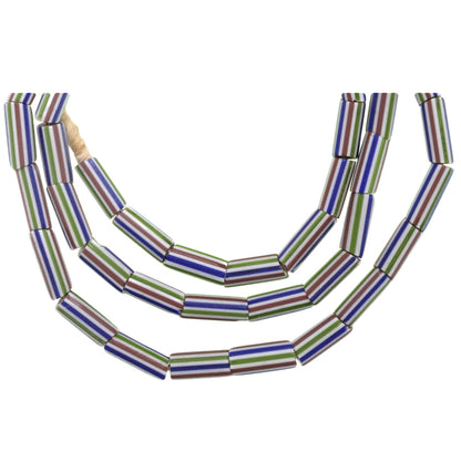 Antique 4-Layer Chevron Bead Strand - 24" Venetian Trade Beads
