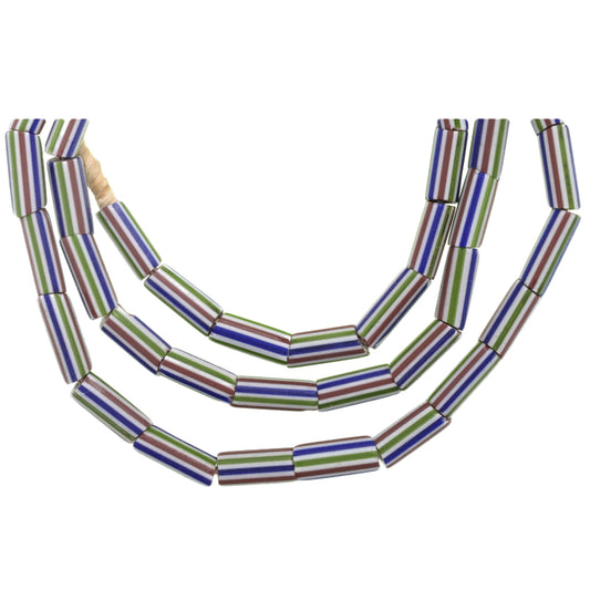 Antique 4-Layer Chevron Bead Strand - 24" Venetian Trade Beads
