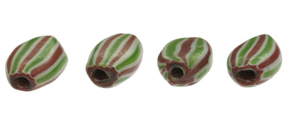 Antique 4-Layer Chevron Bead Strand - Tabular & Elongated Shapes - alternate view
