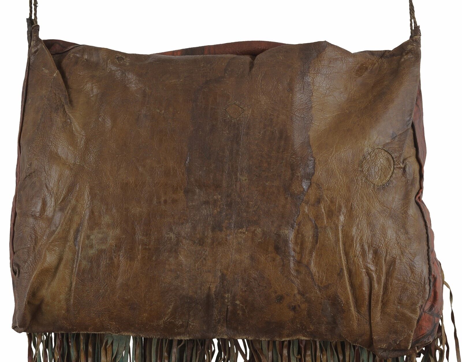Authentic Old Tuareg Leather Bag – Sahara Tribal Nomad Artwork