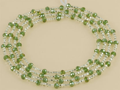 Waist Beads From Ghana Belly Chain African Body Jewelry - alternate view