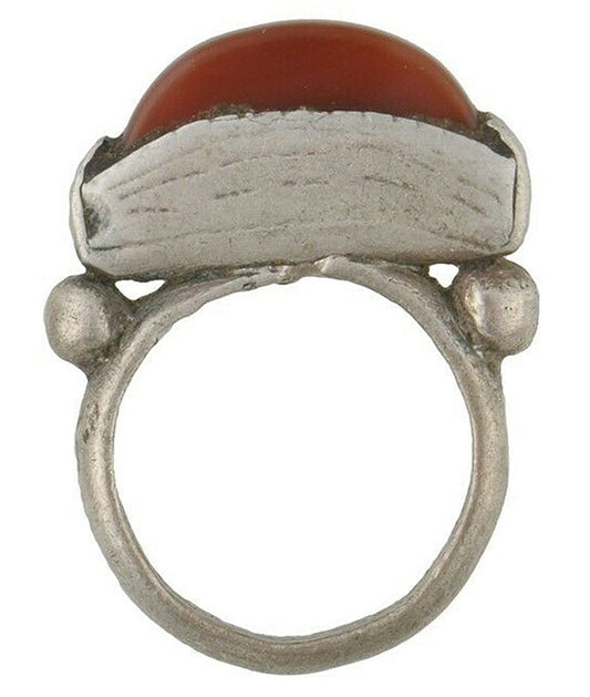 Old Silver Tuareg Ring Ethnic Jewelry African Touareg Sahara Berber Niger Mali - alternate view