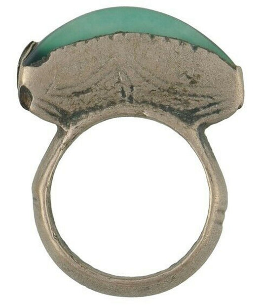 Tuareg Silver Ring Old Jewelry African Niger Sahara Ethnic Handmade Boho Art - alternate view