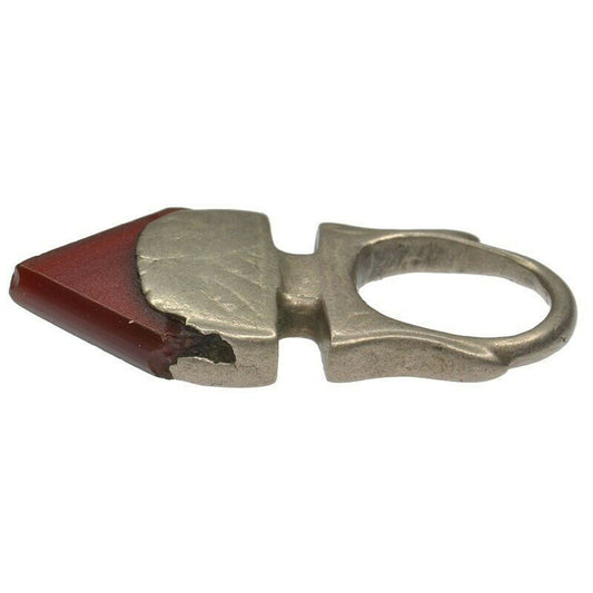 Tuareg Old Silver Hair Ornament African Pendant Jewelry Sahara Art Niger Nigeria