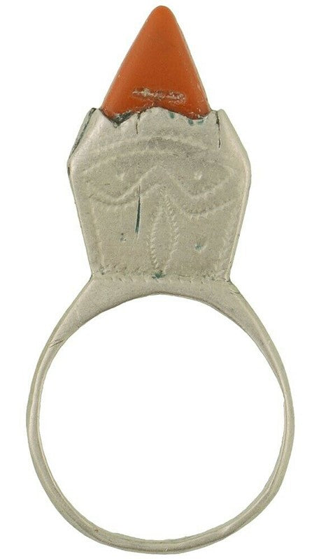 Sahara Tuareg Silver Hair Ornament In-Gall Jewelry African Niger Mali - alternate view