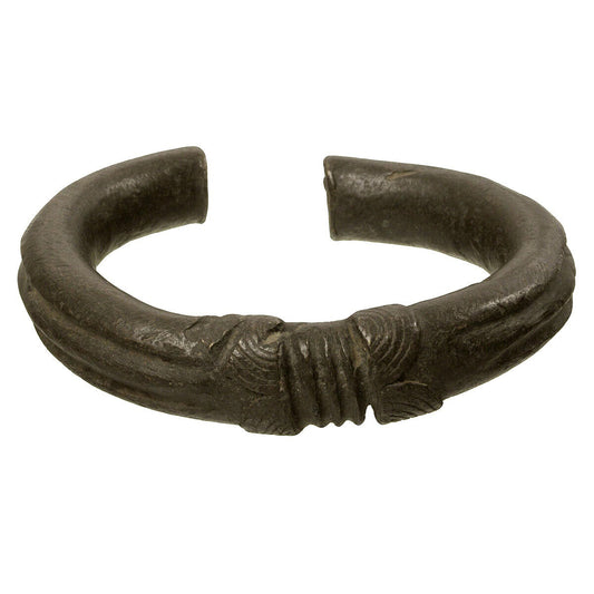 Antique African Brass Bronze Bracelet Currency Akan Fulani Ghana West Africa Art