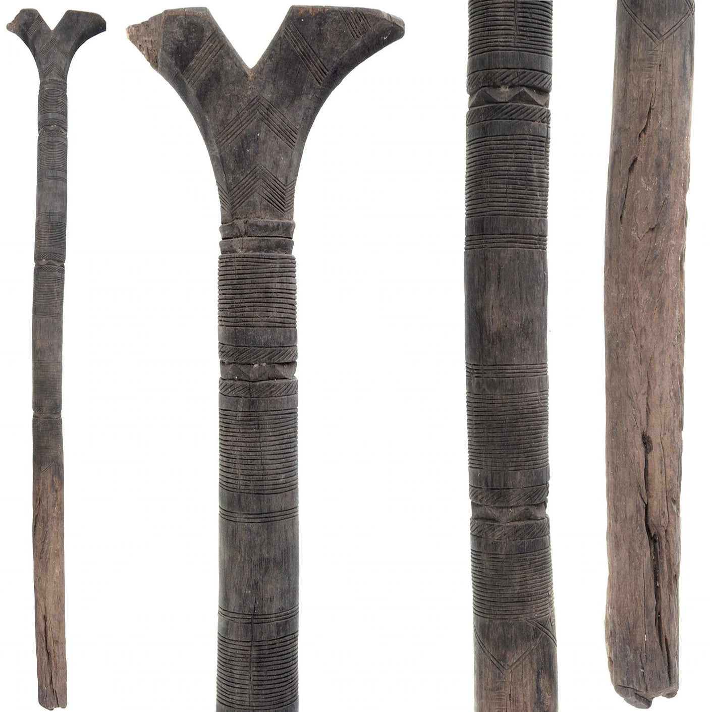 Tuareg Tent Post Pole Wood African Old Authentic Ethnic Sahara Nomad Niger Mali