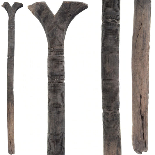 Tuareg Tent Post Pole Wood African Old Authentic Ethnic Sahara Nomad Niger Mali