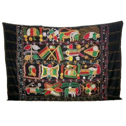 Cloth Of The Great Akunitan Ghana Ashanti African Cloth Fabric Ethnic Tribal