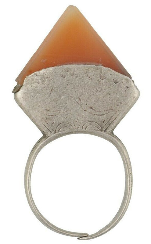 African Jewelry Old Ring Tuareg Touareg Silver Art Sahara Berber Niger Mali - alternate view