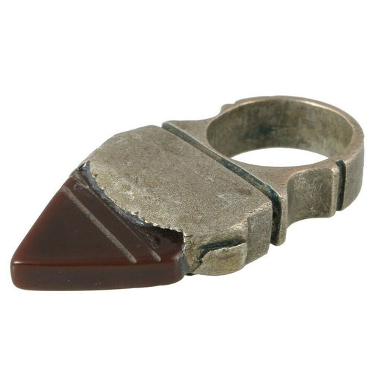 Old Silver Tuareg Ring African Silver Ethnic Jewelry Sahara Berber Niger Mali