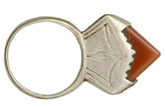 Tuareg Old Silver Ring Jewelry African Niger Mali Berber Ethnic Boho Handmade - alternate view