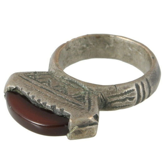 Silver Tuareg Ring Authentic Ethnic Jewelry African Niger Nigeria Mali Boho