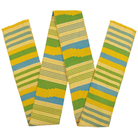 Authentic Ghanaian Kente Scarf: A Tapestry Of Culture & Craftsmanship