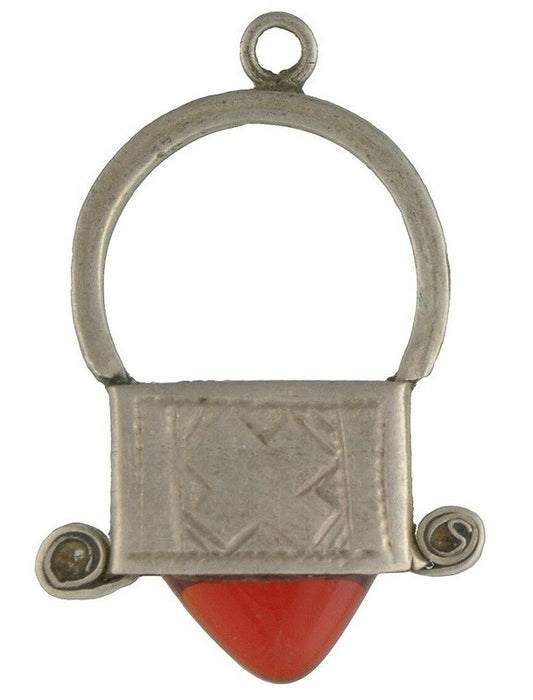 Hair Ornament Old Tuareg Silver In-Gall Ethnic Jewelry African Niger Mali Art - alternate view