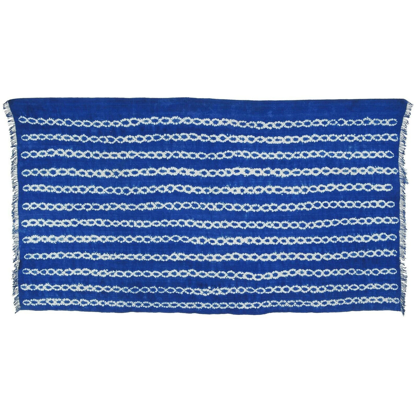 Handwoven Baule Cloth Woman Size – Vintage Ivory Coast Textile