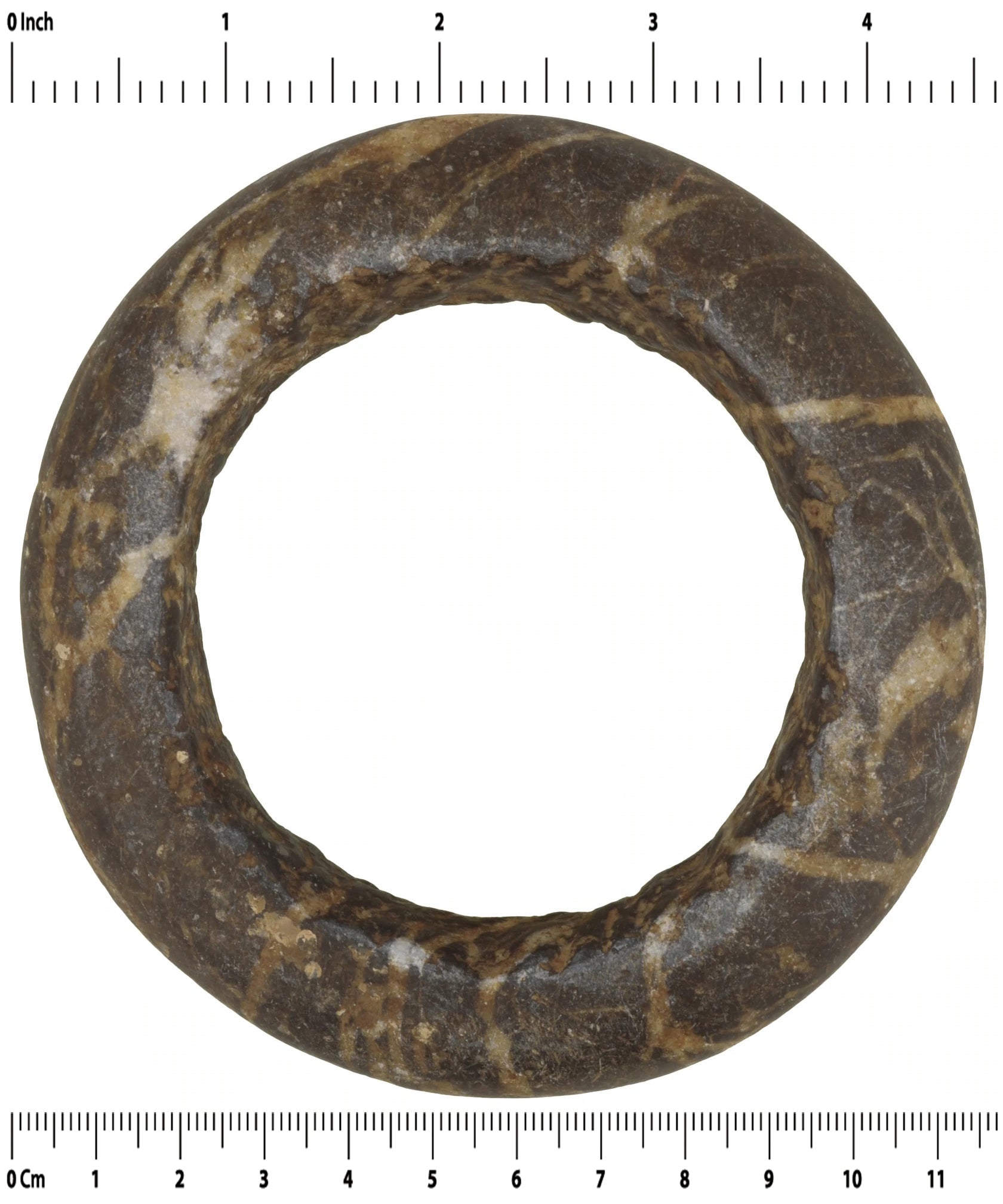 Antique Stone Granite Bracelet Armband Currency African Mali Dogon Boho Jewelry - zoomed-in detail