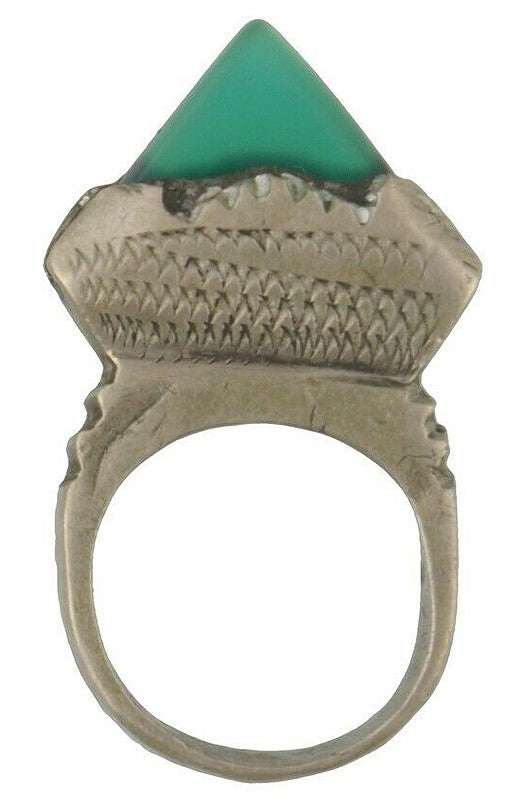 Old Ethnic Jewelry Ring West African Tuareg Silver Niger Mali Sahara Berber - alternate view
