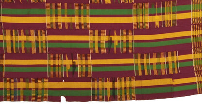 Vintage Handwoven Ashanti Kente Cloth – Ghana Ashanti Kente Woman Size