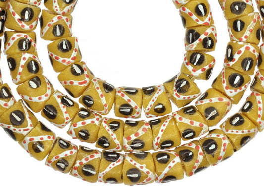 Exquisite Fancy African Trade Beads - Handcrafted In Ghana - alternate view
