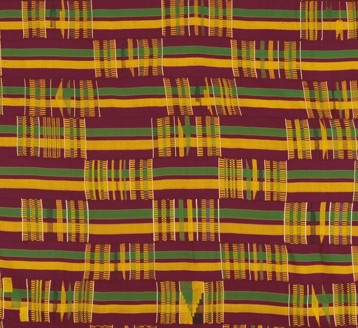Vintage Handwoven Ashanti Kente Cloth – Ghana Ashanti Kente Woman Size
