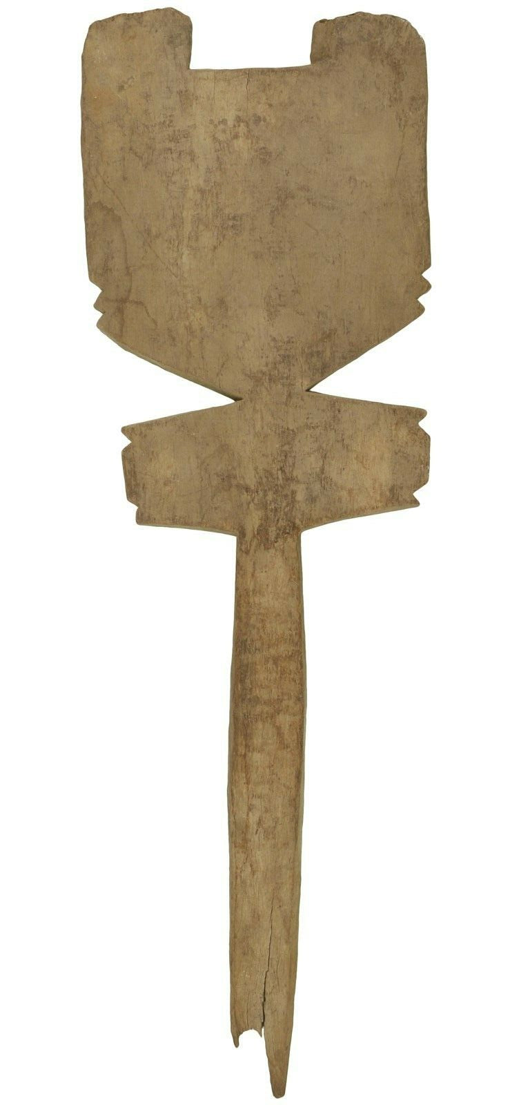 Tuareg Tent Posts – Hand‑Carved Wooden Pole 57 cm (22½″)