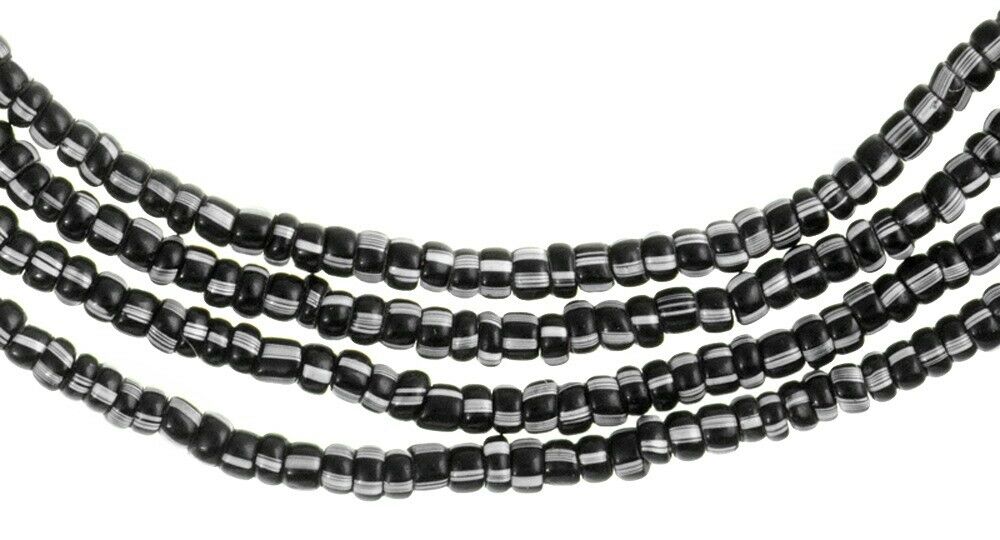 Old Venetian Tiny 2 mm Seed Glass Trade Beads Strand – 27″