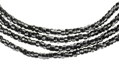 Old Venetian Tiny 2 mm Seed Glass Trade Beads Strand – 27″