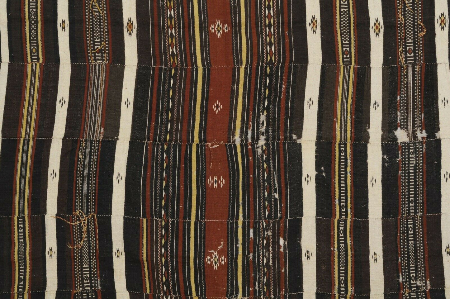 Rare Old Arkilla Kerka African Cloth Art Fulani Wedding Blanket Mali - alternate view