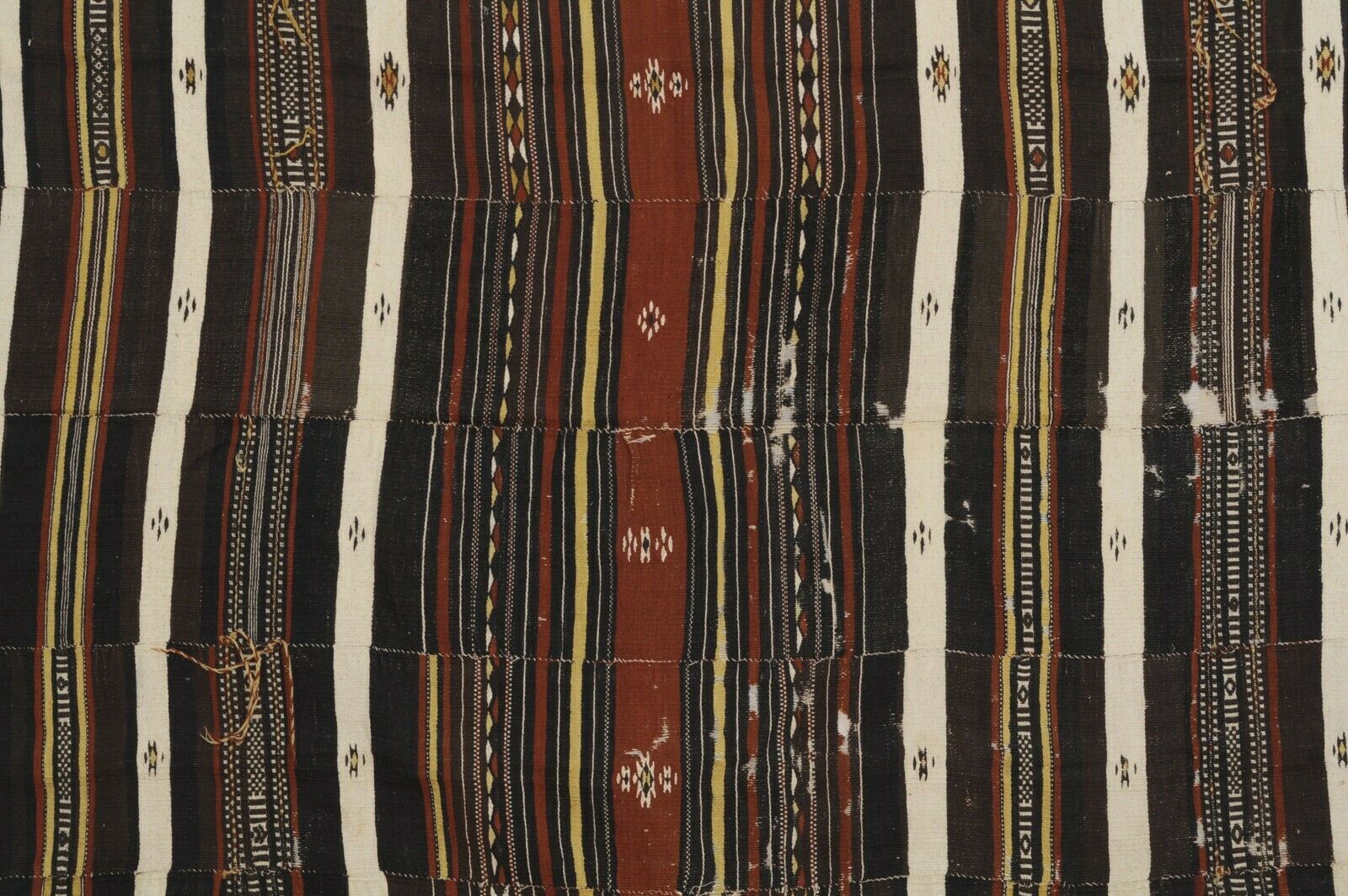 Rare Old Arkilla Kerka African Cloth Art Fulani Wedding Blanket Mali - alternate view