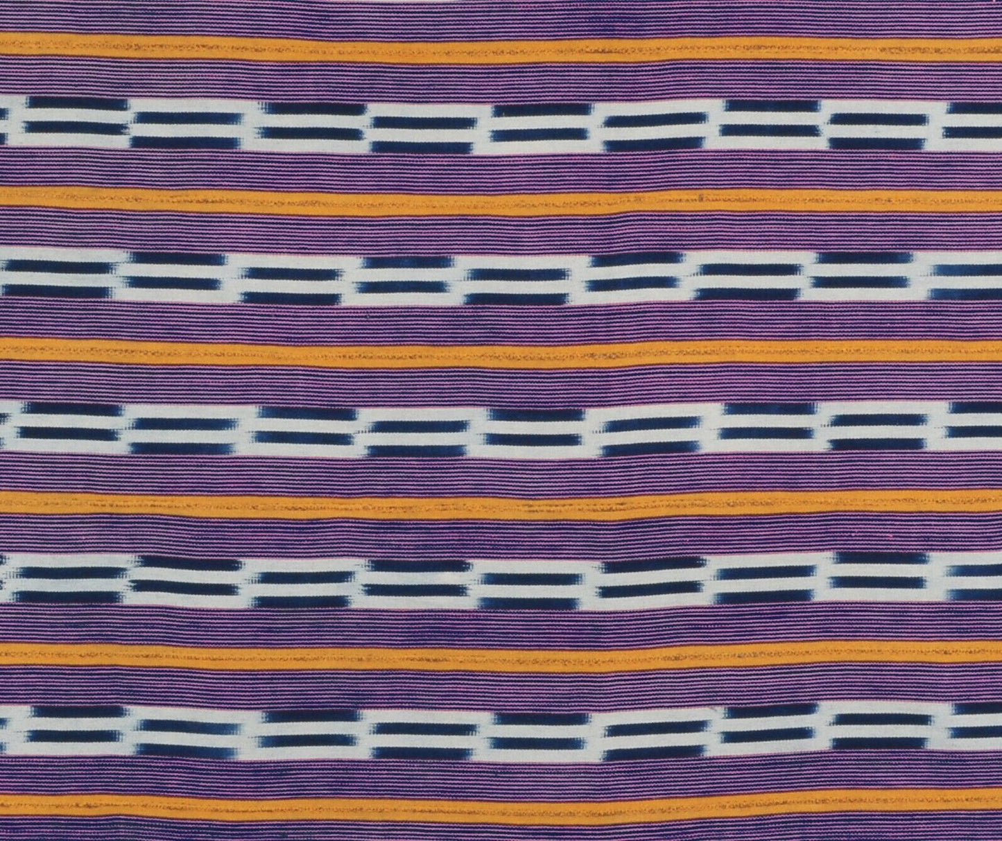 Vintage Handwoven Baule Cloth – 55½″ × 44″ – Ivory Coast 