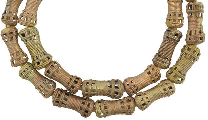 Authentic Ashanti Handmade Brass Beads - Ancient Craftsmanship - alternate view