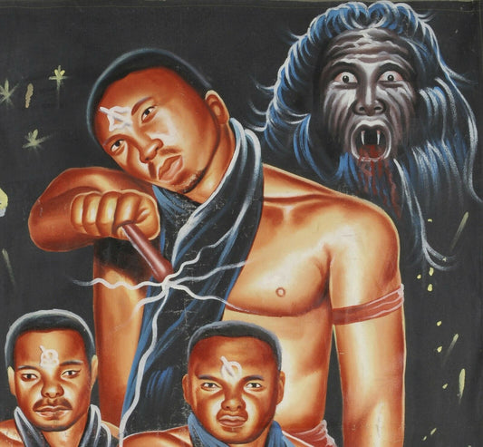 Dwelling In Darkness Sorrow 2 Hand-Painted Movie Poster - alternate view