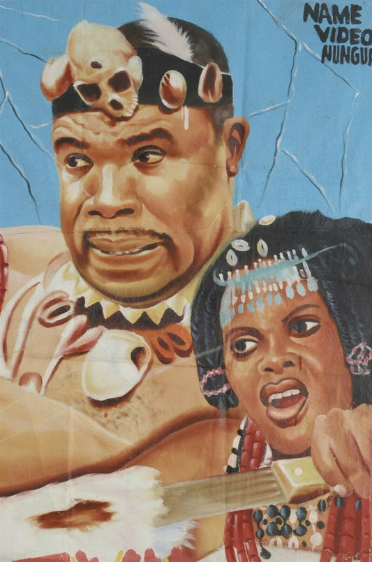 Evil Kingdom Movie Poster - Authentic Hand-Painted Art From Ghana - alternate view