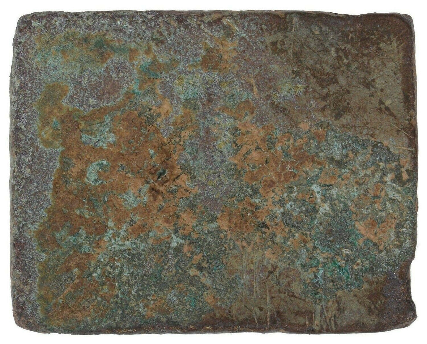 Antique Akan Brass Goldweight – 18th Century Geometric Lost Wax Artifact


