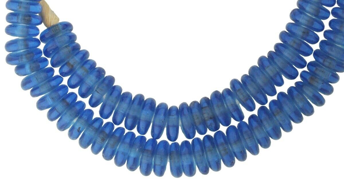 Beautiful Recycled Ghana Glass Beads - African Trade Beads - alternate view
