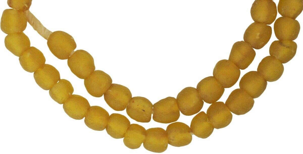 Translucent Recycled Bottle Glass Beads - Handmade Jewelry Art - alternate view